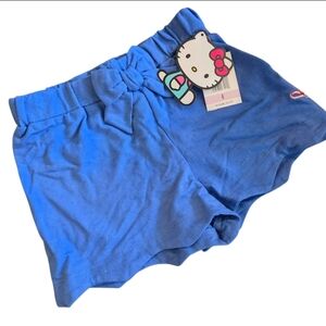 🆕️ Evy Of California Hello Kitty Shorts, Blue, Girls Size 6